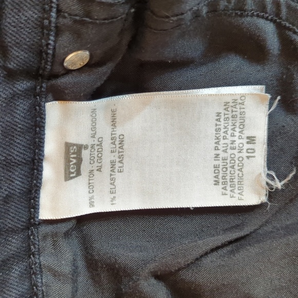 Levi's 505 Straight-Leg Jeans - Ladies 10M - Black - Picture 7 of 9